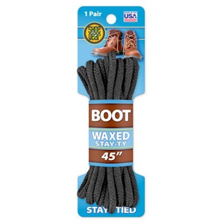 Westminster Pet Stay-Ty Waxed Boot Lace Brown - 45 in., 6PK 237010
